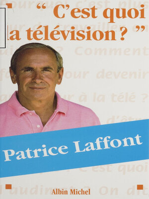 cover image of C'est quoi la télévision ?